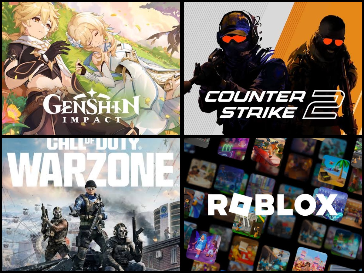 Top 10 Most Played Games in the World 2025