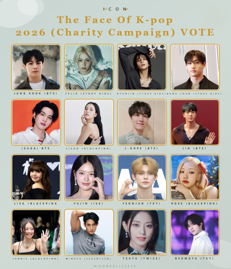 The Face Of K-pop 2026 (Charity Campaign) VOTE