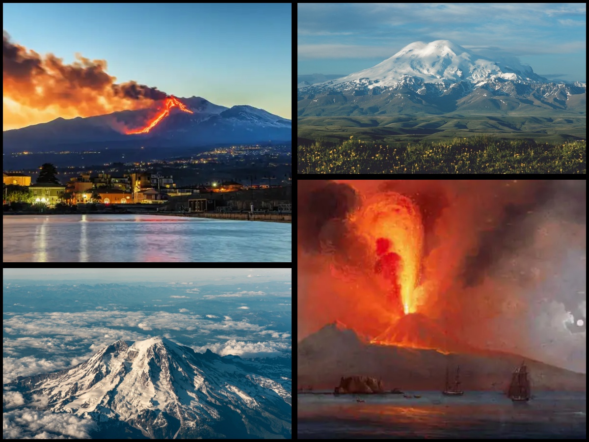Top 10 Largest Volcanoes In The World 2025