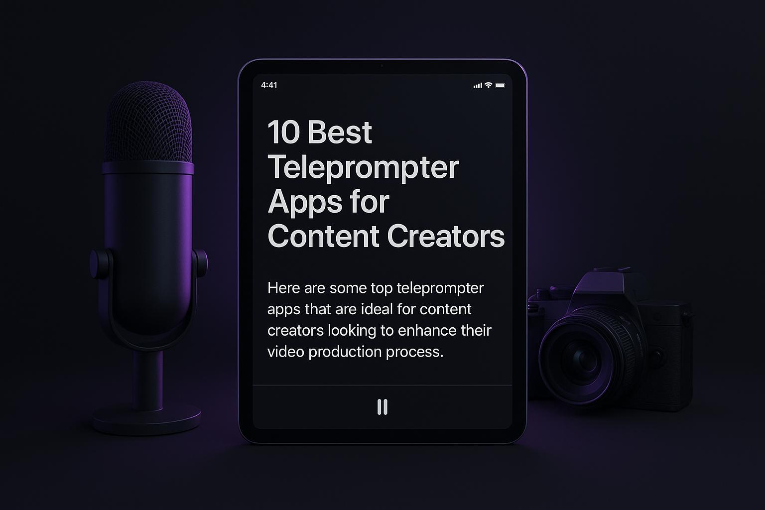 Top 10 Best Teleprompter Apps for Android Content Creators in 2026