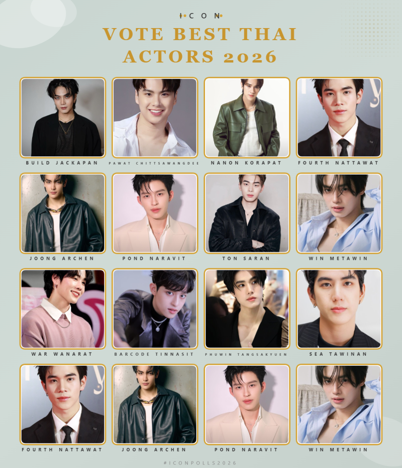 VOTE BEST THAI ACTORS 2026